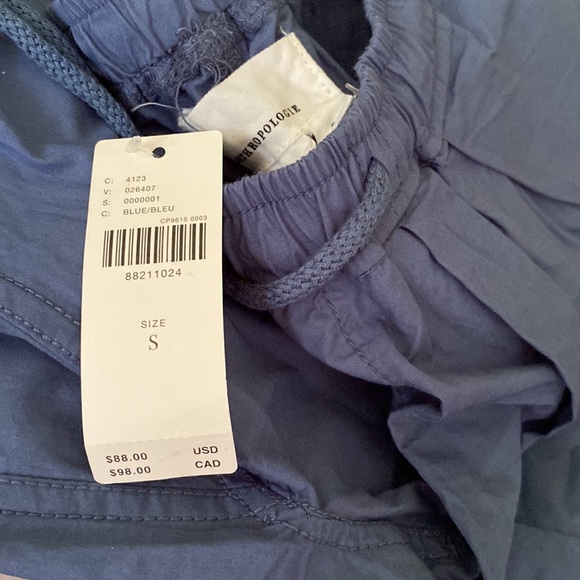 The Mossa Parachute Pants By Anthropologie  new with tag nwt blue - Picture 8 of 8